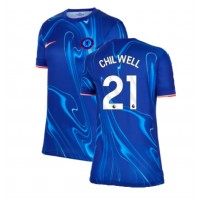 Chelsea Ben Chilwell #21 Fußballbekleidung Heimtrikot Damen 2024-25 Kurzarm